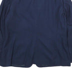 PENDLETON Womens Navy Blue Wool Blazer Jacket L Woven Classic Button Closure