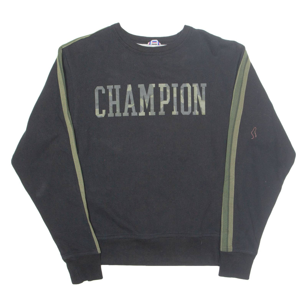 CHAMPION Mens Sweatshirt Black S