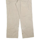 CARHARTT Mens Relaxed Jeans Beige Cotton Blend Zip W38 L32 Workwear Utility