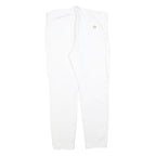 MICHAEL KORS Womens Cotton Blend White Slim Skinny Trousers W32 L28 Stylish