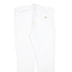 MICHAEL KORS Womens Cotton Blend White Slim Skinny Trousers W32 L28 Stylish