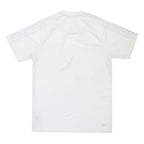ADIDAS Mens White Black Three Stripe Classic T-Shirt M Short Sleeve Crew Neck