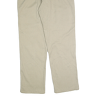 DICKIES Mens Beige Regular Fit Straight Leg Trousers Cotton Blend W36 L34