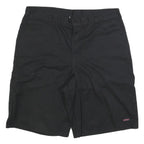 DICKIES Mens Black Casual Shorts 2XL W42 Cotton Blend Workwear