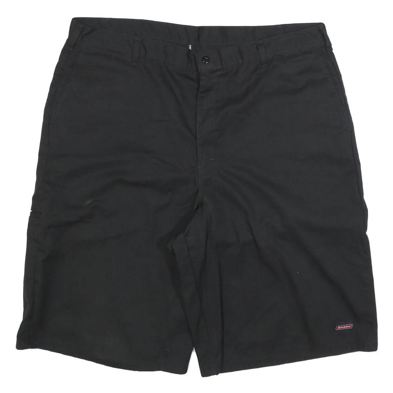 DICKIES Mens Black Casual Shorts 2XL W42 Cotton Blend Workwear