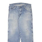 DICKIES Mens Regular Fit Blue Denim Jeans W36 L32 Workwear Carpenter Style Zip