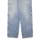 DICKIES Mens Regular Fit Blue Denim Jeans W36 L32 Workwear Carpenter Style Zip