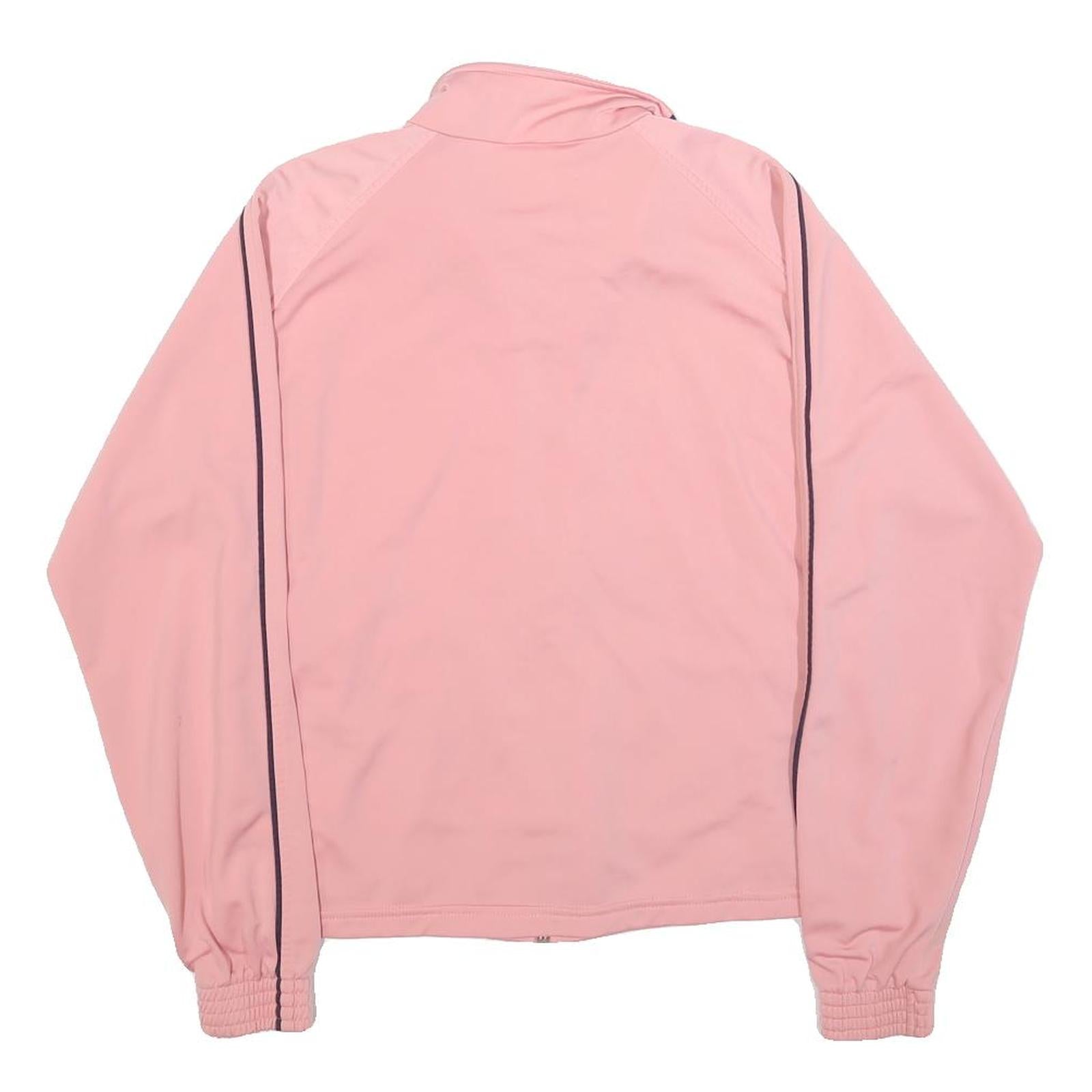 PUMA Womens Pink Jacket S Polyester Blend Plain Zip Track Sportswear