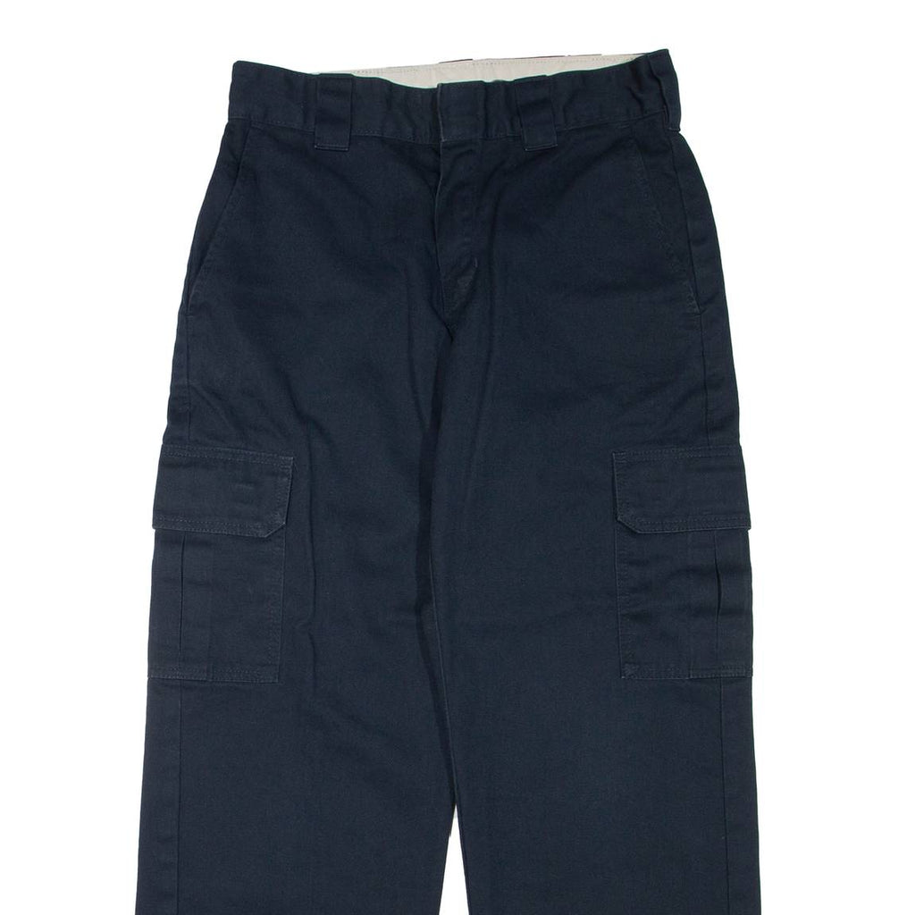 DICKIES Cargo Mens Trousers Black Relaxed Straight W30 L29