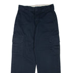 DICKIES Cargo Mens Trousers Black Relaxed Straight W30 L29