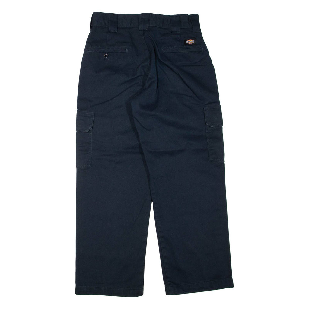 DICKIES Cargo Mens Trousers Black Relaxed Straight W30 L29