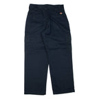 DICKIES Cargo Mens Trousers Black Relaxed Straight W30 L29