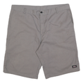 DICKIES Mens Shorts Grey Casual XL W42 Workwear Cotton Blend Comfortable