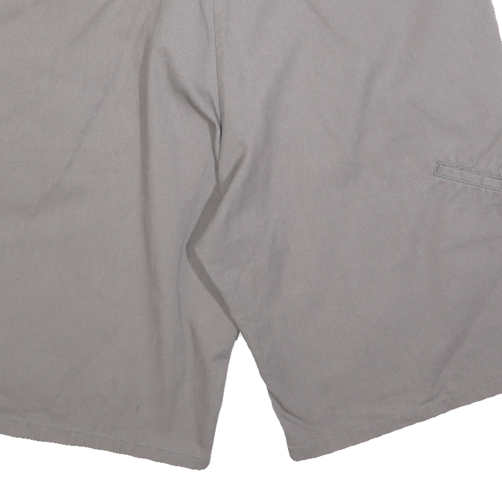 DICKIES Mens Shorts Grey Casual XL W42 Workwear Cotton Blend Comfortable