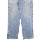 DICKIES Mens Relaxed Jeans Blue Denim W34 L32 Workwear Zip Closure