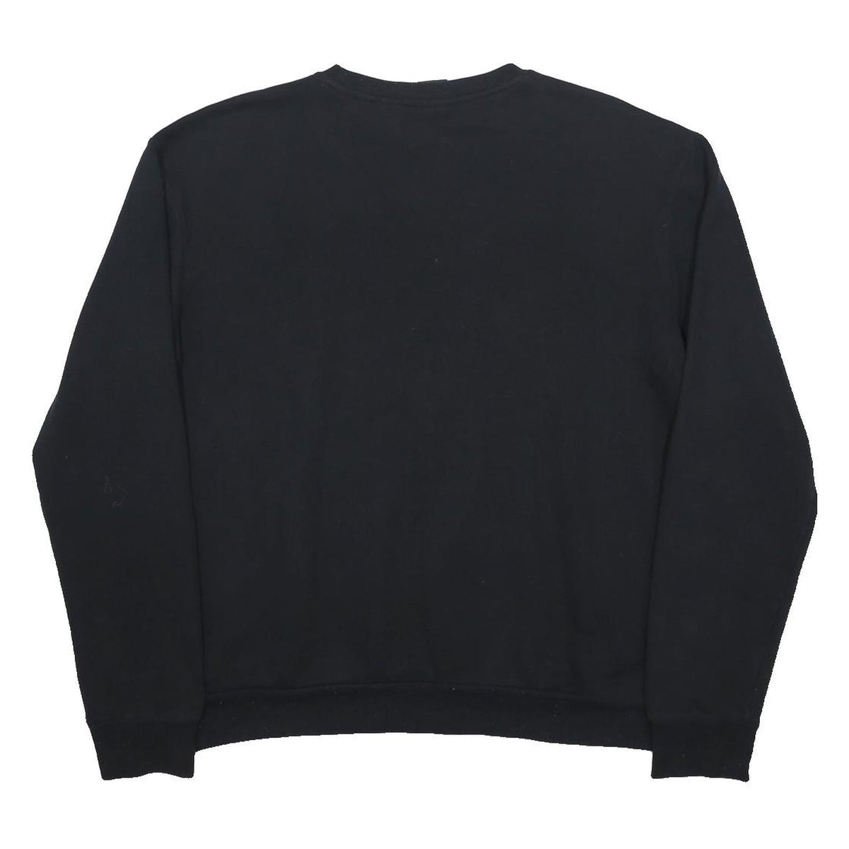 BOSS HUGO BOSS Mens Black Cotton Blend Crew Neck Sweatshirt L Logo Print
