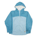 CARHARTT Womens Blue & Light Blue Lightweight Zip Jacket M Polyester Storm