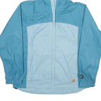 CARHARTT Womens Blue & Light Blue Lightweight Zip Jacket M Polyester Storm