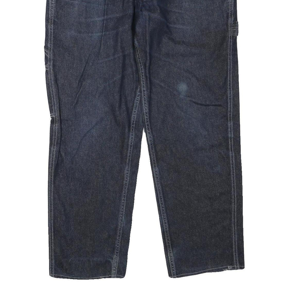 DICKIES Womens Regular Fit Blue Denim Jeans W32 L27 Workwear Utility Style