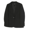 DKNY Womens Black Classic Jacket UK 6 Polyester Button Closure Tailored Blazer