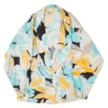 Lightweight Womens Blazer Jacket Blue Floral L