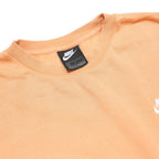 NIKE Mens Peach Crew Neck L Sweatshirt Cotton Blend Long Sleeve Casual