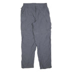 COLUMBIA Mens Polyester Blend Grey Relaxed Cargo Trousers W30 L30 Outdoor Zip