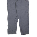 COLUMBIA Mens Polyester Blend Grey Relaxed Cargo Trousers W30 L30 Outdoor Zip