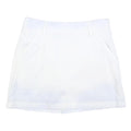 PUMA Womens White Mini Polyester Skort S Athletic Casual Summer Comfortable Zip