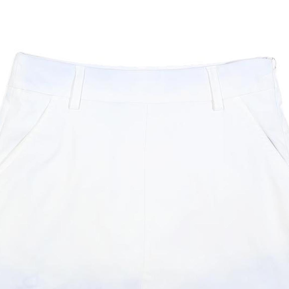 PUMA Womens White Mini Polyester Skort S Athletic Casual Summer Comfortable Zip