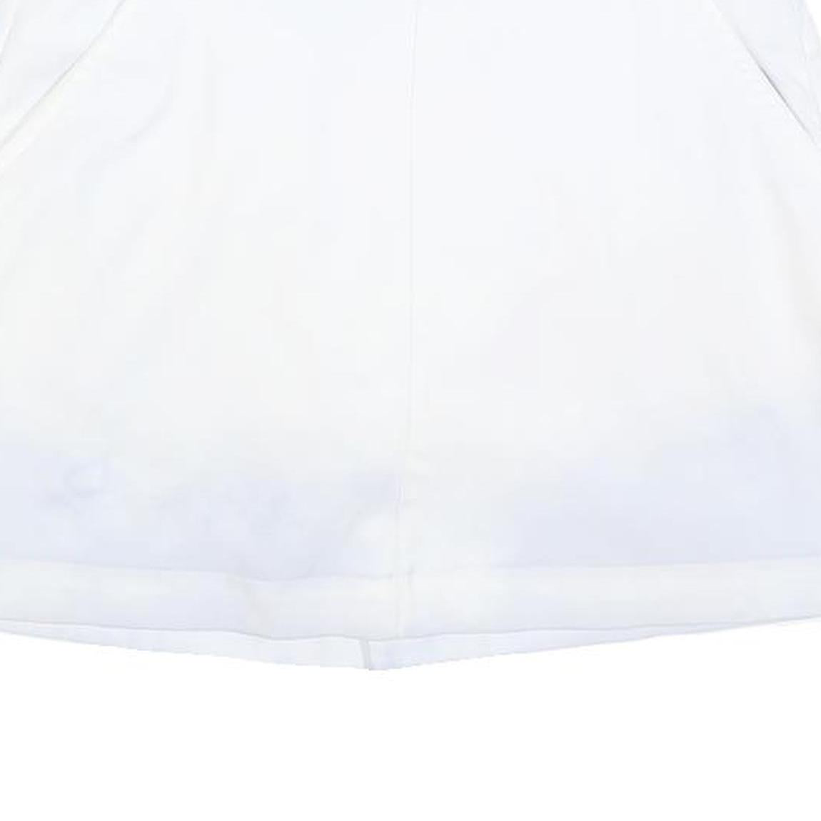 PUMA Womens White Mini Polyester Skort S Athletic Casual Summer Comfortable Zip