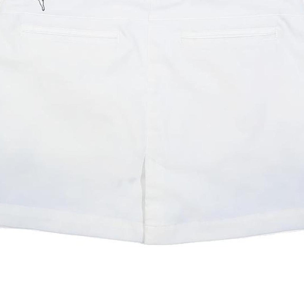 PUMA Womens White Mini Polyester Skort S Athletic Casual Summer Comfortable Zip