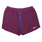 NIKE Womens Shorts Purple Casual XL W36 Lightweight Polyester Blend Activewear