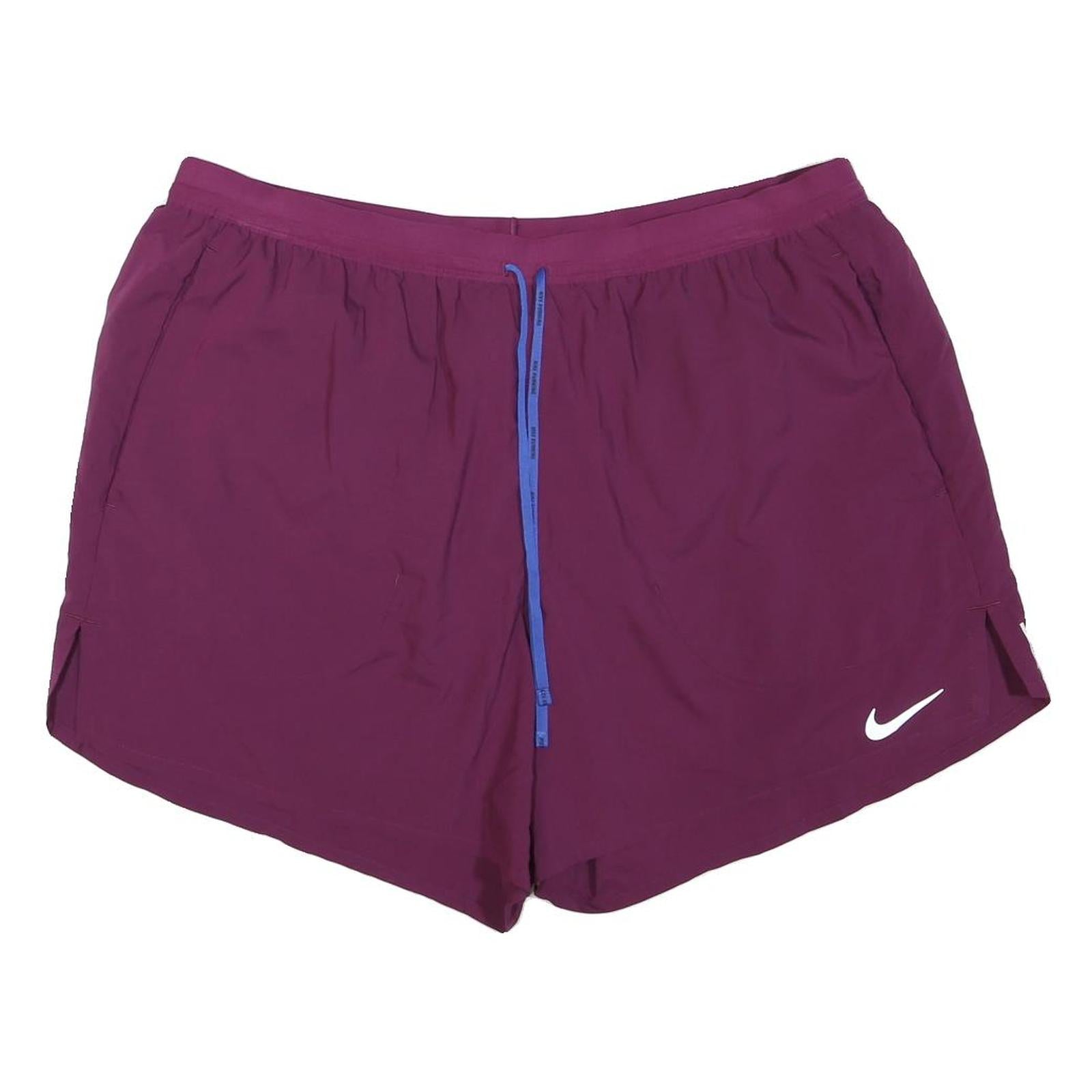 NIKE Womens Shorts Purple Casual XL W36 Lightweight Polyester Blend Activewear
