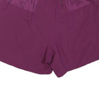NIKE Womens Shorts Purple Casual XL W36 Lightweight Polyester Blend Activewear