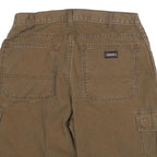DICKIES Mens Cargo Brown Shorts XL W34 Workwear Cotton Blend Pockets