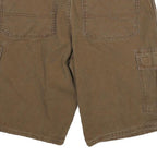 DICKIES Mens Cargo Brown Shorts XL W34 Workwear Cotton Blend Pockets