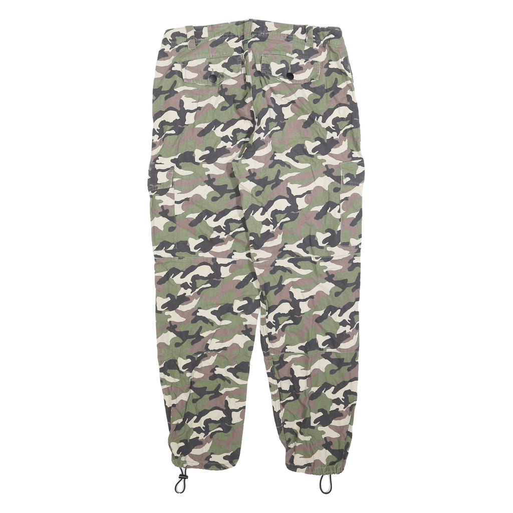 YES OR NO Womens Cotton Blend Slim Camouflage Cargo Trousers W30 L28