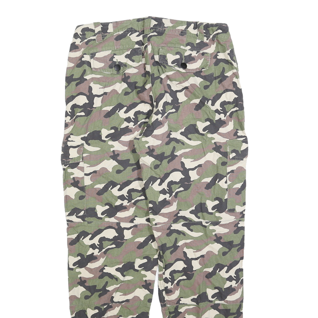 YES OR NO Womens Cotton Blend Slim Camouflage Cargo Trousers W30 L28