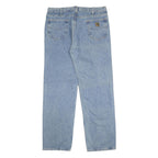CARHARTT Mens Jeans Blue Relaxed Straight Denim Medium W38 L34 Casual Workwear