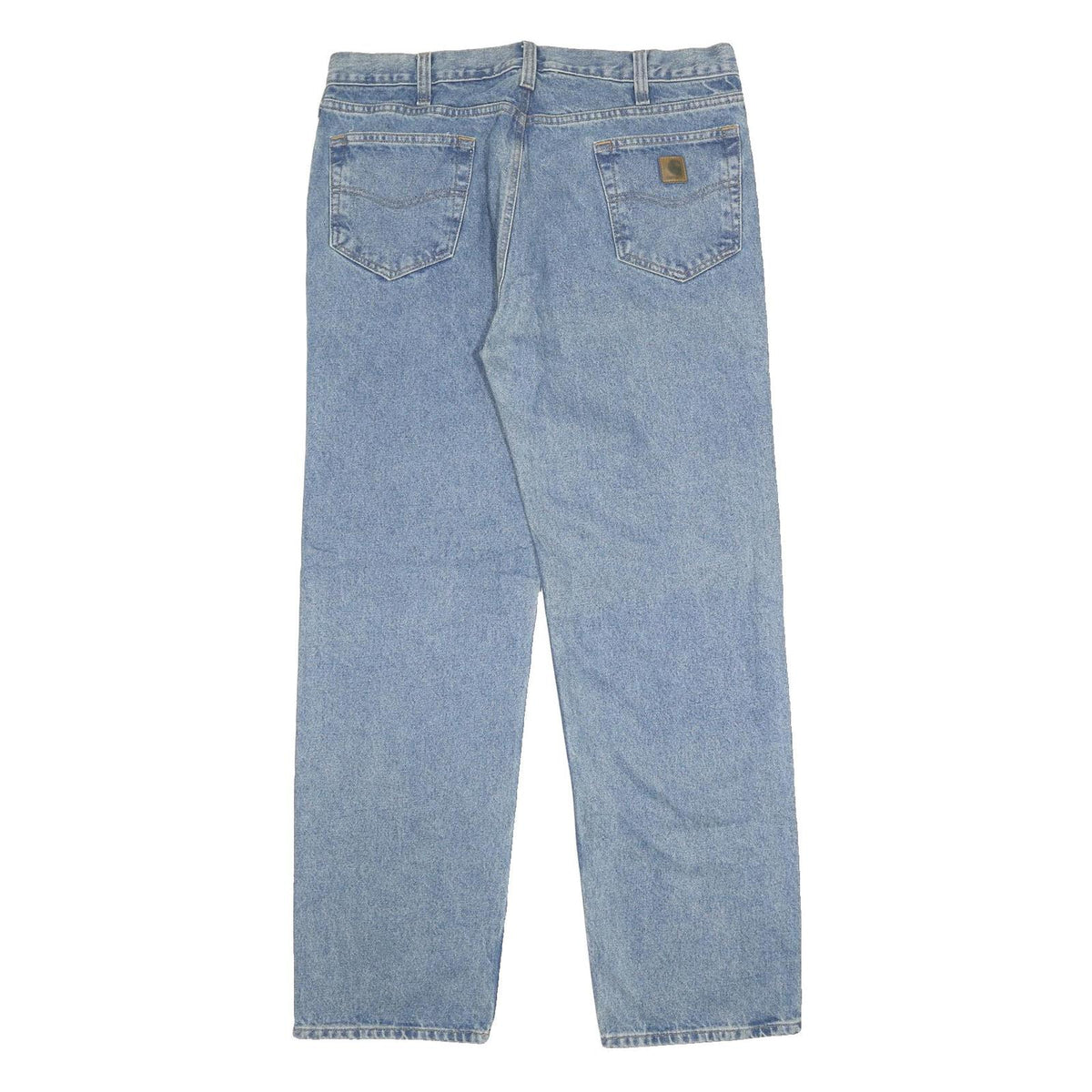 CARHARTT Mens Jeans Blue Relaxed Straight Denim Medium W38 L34 Casual Workwear