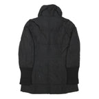 MAX&CO Womens Black Jacket S Polyester Blend Plain Zip Button Collar Casual Wear