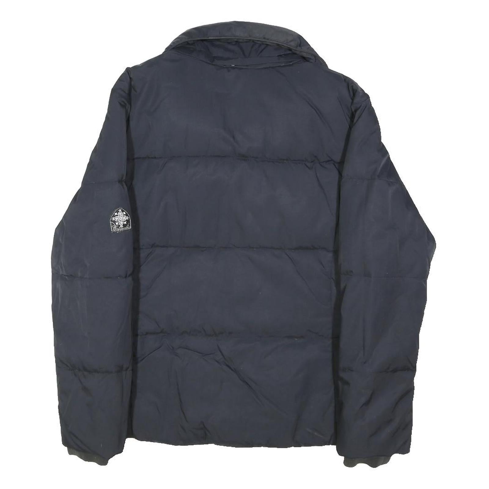 COLUMBIA Womens Black Jacket L Polyester Blend Quilted Puffer Zip Outdoor Warm