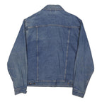 WRANGLER Mens Blue Denim Button Jacket M Cotton Blend Classic Vintage Casual