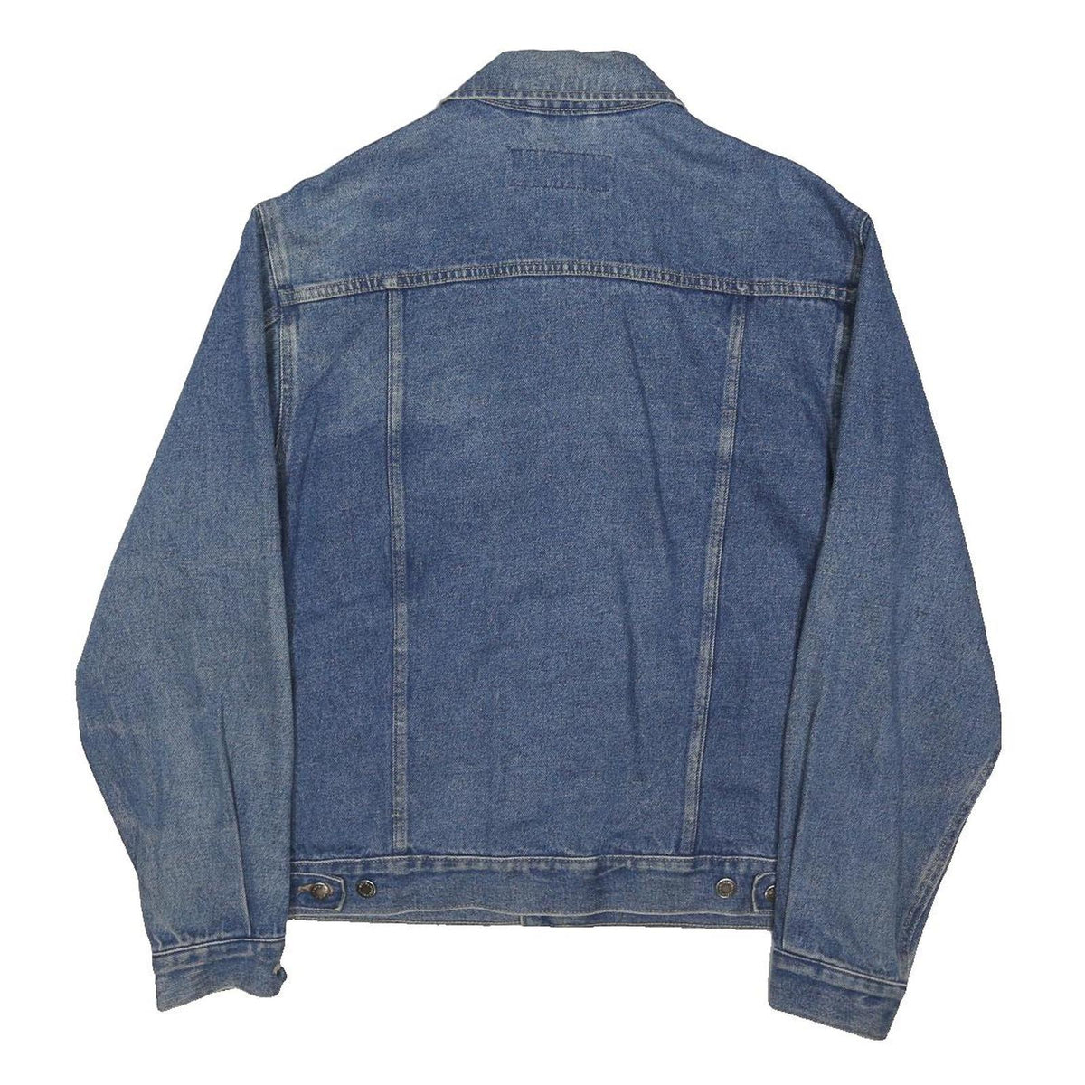 WRANGLER Mens Blue Denim Button Jacket M Cotton Blend Classic Vintage Casual