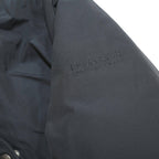 WOOLRICH Womens Navy Blue Hooded Cotton Blend Jacket L Zip Long Sleeve Casual