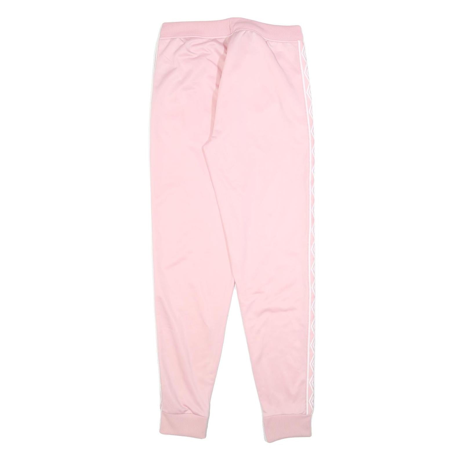 UMBRO Womens Joggers Pink S W28 L30 Slim Tapered Fit Sportswear Track Pants