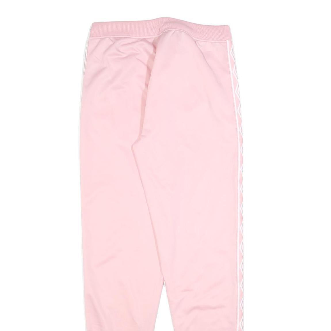 UMBRO Womens Joggers Pink S W28 L30 Slim Tapered Fit Sportswear Track Pants