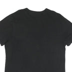 CHAMPION Mens Black Cotton Blend Graphic T-Shirt L Short Sleeve Crew Neck