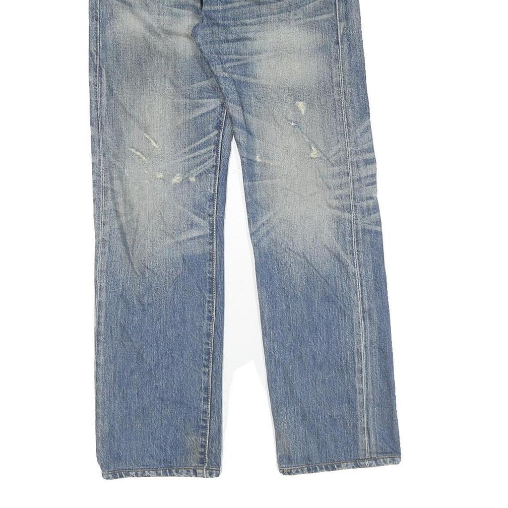 LEVI'S 501 Mens Jeans Blue Regular Straight Denim Medium W28 L27 Classic Zip
